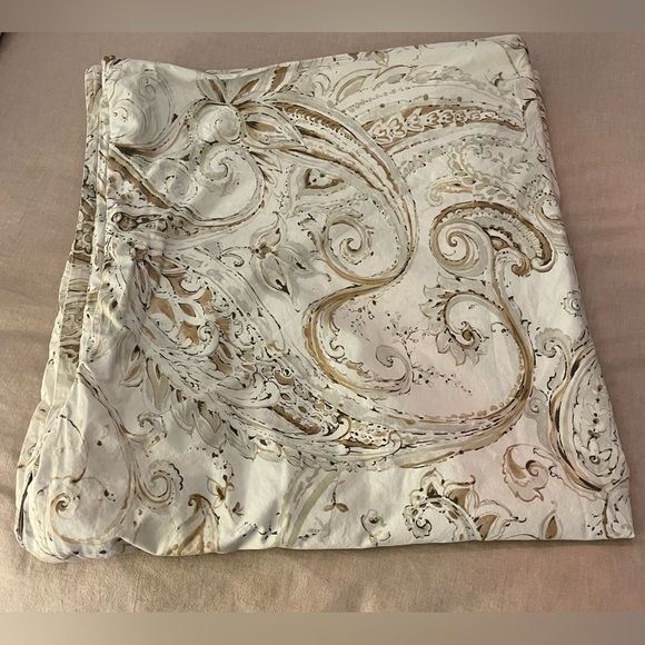Pottery Barn Jolie Paisley Queen Duvet Cover And 1 Matching Euro Sham - Picture 1 of 3